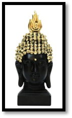 Black Buddha Head