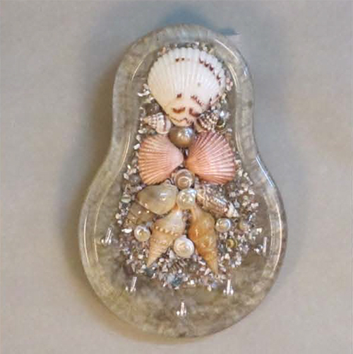 Wall Mounted Seashell Key Holder