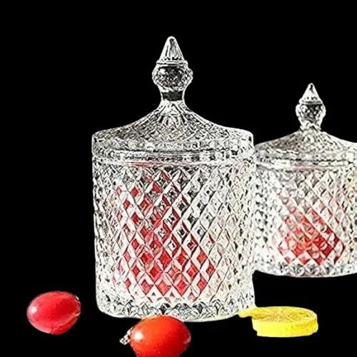 Diamond Crystal Candy Jar