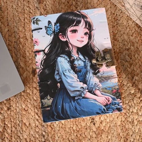 Vintage Lock Diary Journal