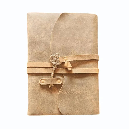 Vintage Key Deckle Edge Diary