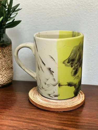 Smoke Textured Print Coffee Mug