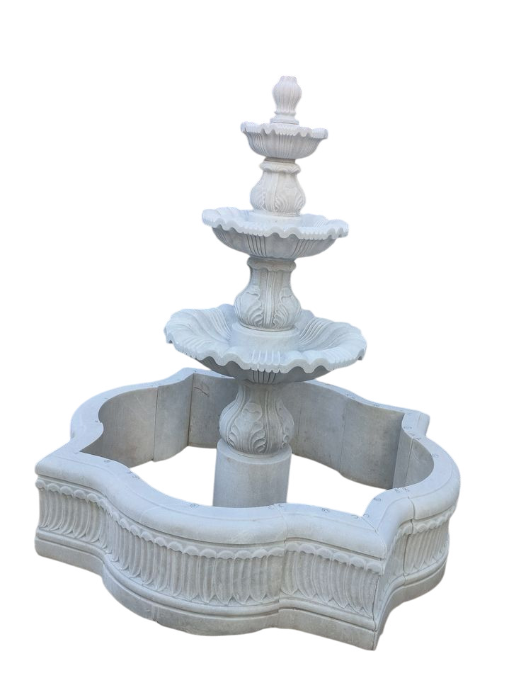 Polished Marble Fountain For Amusement Park