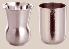 Matka glass& glass hammered