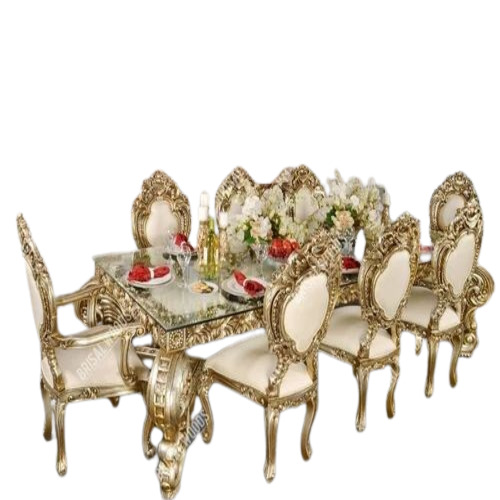 Heavy Carved Dining Table 