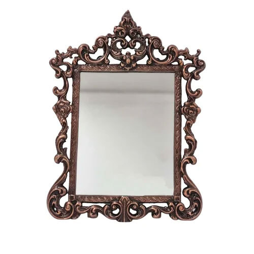 Metal Vintage Chambray Carved Mirror