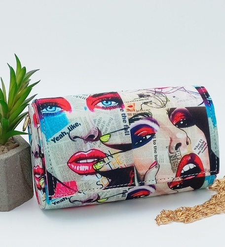 Beautiful Fibre Clutch For Women And Girls