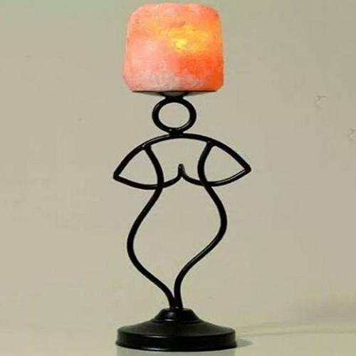 Iron Salt Candle Holder
