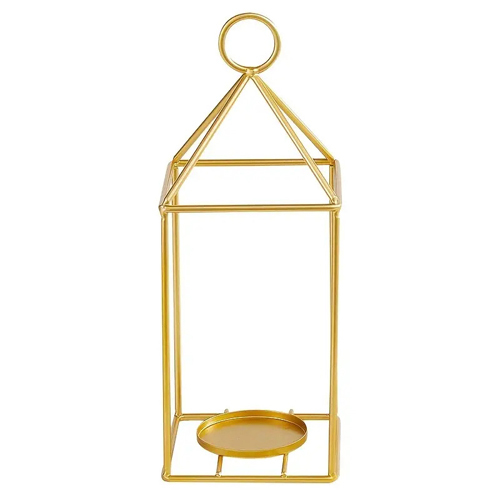 Golden Hanging Tabletop Decor Candle Holder