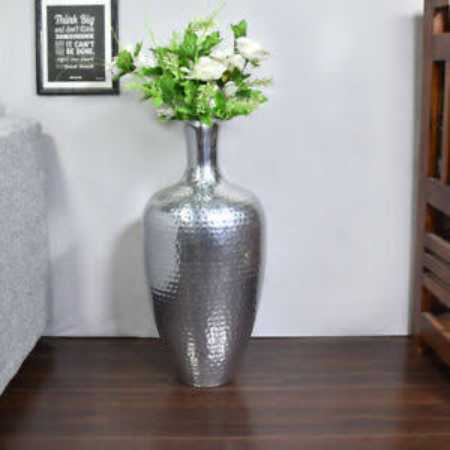 ALUMINIUM HAMMERED FLOWER POT