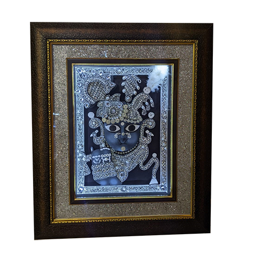 Banke Bihari Mukharbind Wall Painting in 3d