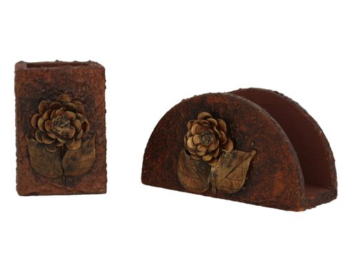 PEN STAND AND NAPKIN HOLDER