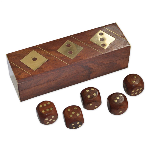 Wooden Dice Box