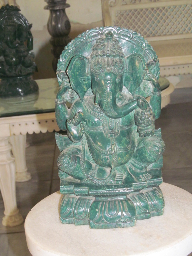 Designer Green Marble Statues