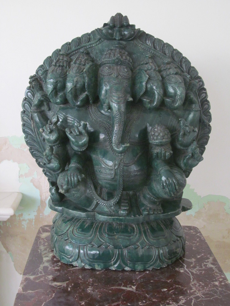Decorative Green Marble Statue
