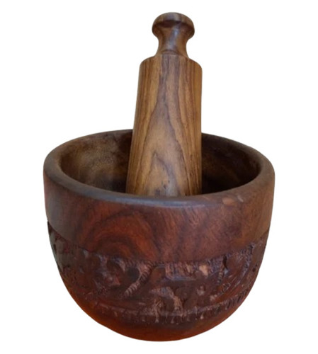 6 Inch Wooden Pestle Set