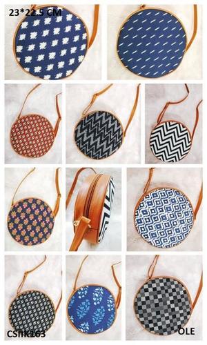 Ikat Sling Potli Purse