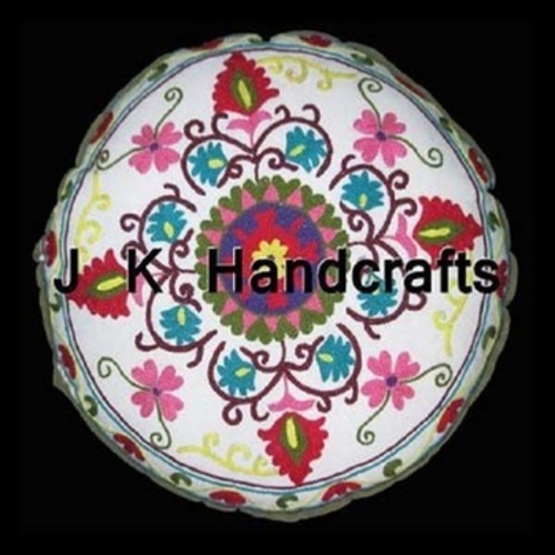 Embroidered Plain Cushion Covers