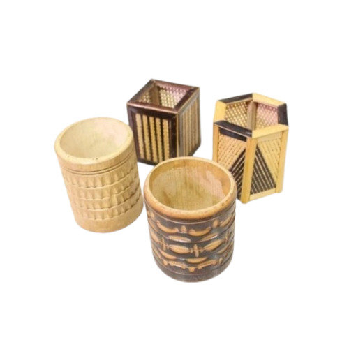 Wooden Handmade Pen Stands