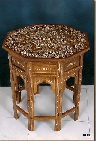 Bone Inlaid Wooden Craft