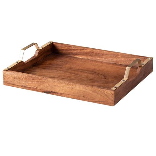 Portable And Durable Decorative Fancy Wooden Tray