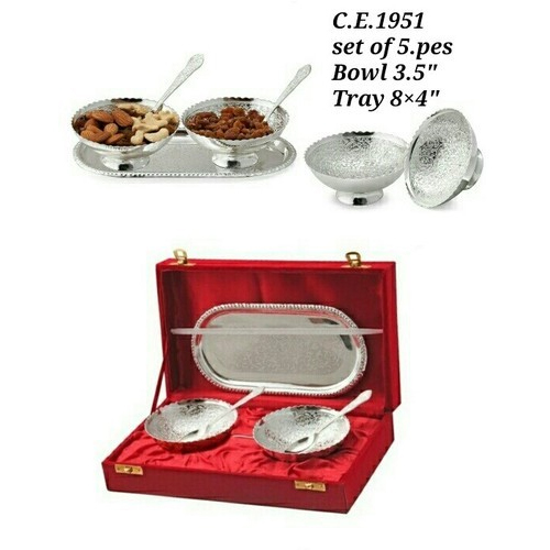 Silver Plater Bowl Set