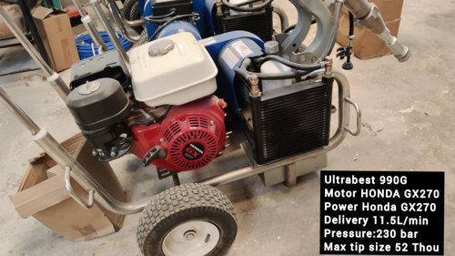 Ultrabest 990G Airless Wall Putty Spray Machine with Max Tip Size of 52 Thou