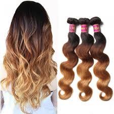 Brown Color Human Hairs