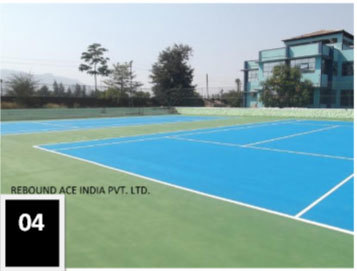 Tennis Court Flooring Installation