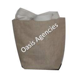 Cotton Handle Jute Shopping Bag