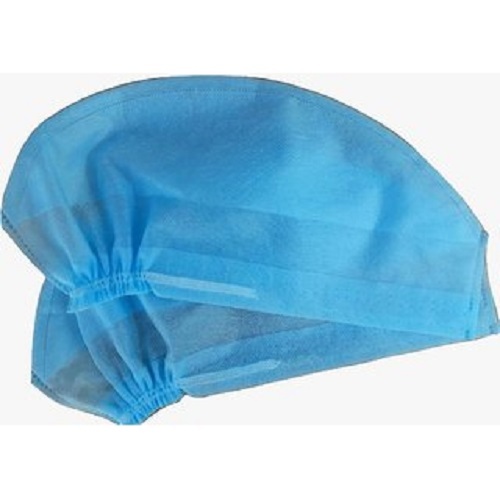 Surgeon Cap - Non Woven Medical Grade, Lightweight Medical Blue | Disposable, Tear and Water Resista