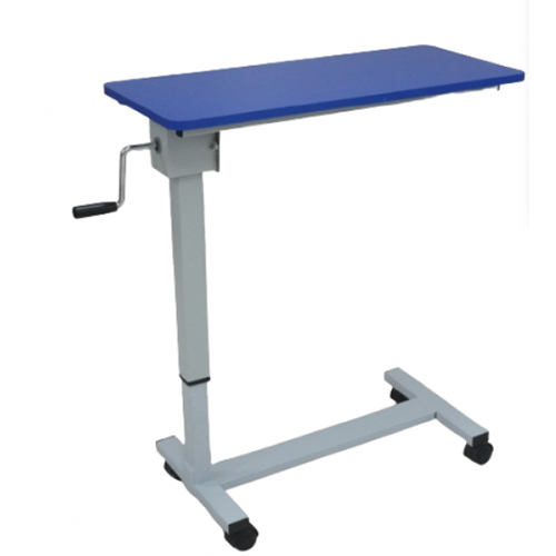 Kw 517 (Bl) Overbed Table Gear Type (Blue) Regular - Color: Blue Grey