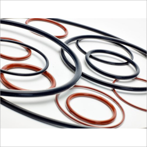 FEP O Ring - FEP Encapsulated Silicone/Viton, Varied Sizes, Black-Red Color | Corrosion Resistance, 