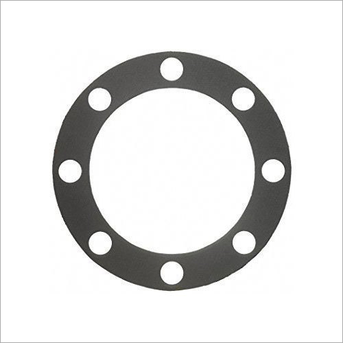 Flange Gasket - Rubber, 100mm Outer Diameter, 50mm Inner Diameter, 3mm Thickness, 8 Bolt Holes with 