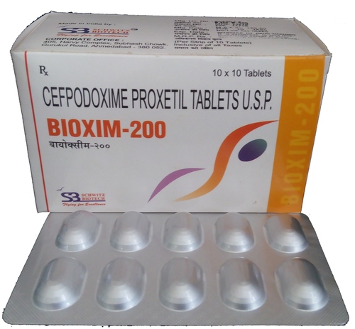Cefpodoxime Proxetil 200 mg Tablet - Effective Bacterial Infection Treatment | Regular Dosage, Adult
