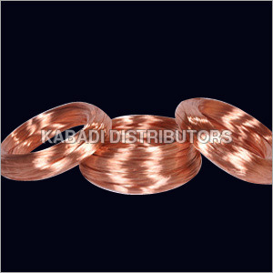 Brown Bare Copper Wires