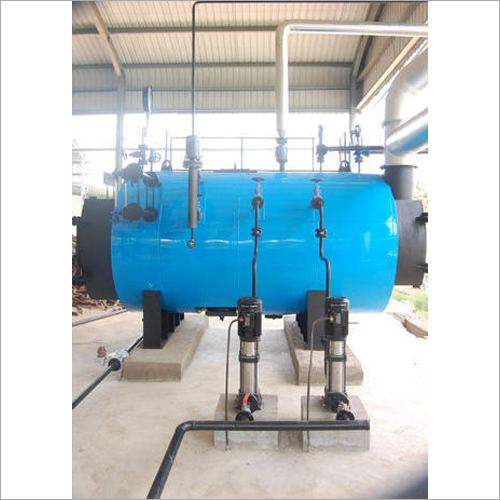 Fire Wood Boiler - Color: Blue