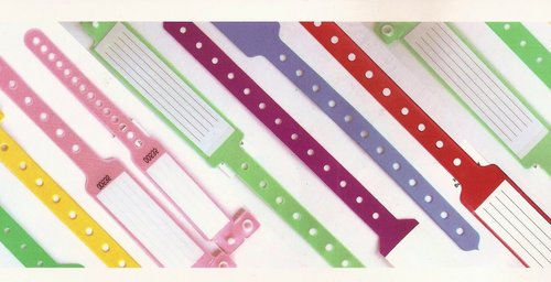 Patient ID Bands - Durable Waterproof Shield | Color-Coded Identification for Enhanced Patient Safet