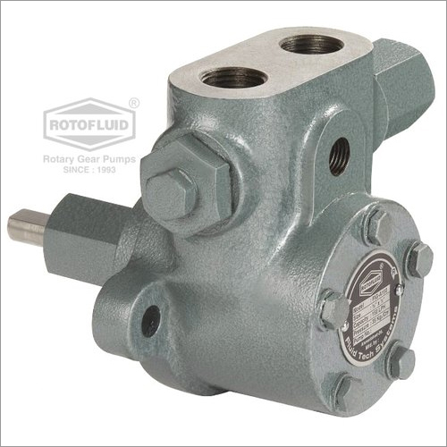 Diesel Burner Gear Pump - Metal, Electric Power | Reliable Fuel Transfer, Low Viscosity Handling, Se