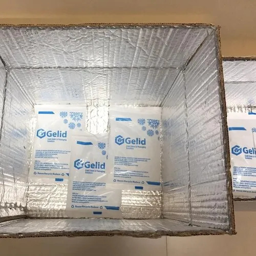 Thermal Insulation Shipper Box - Color: White And Sliver