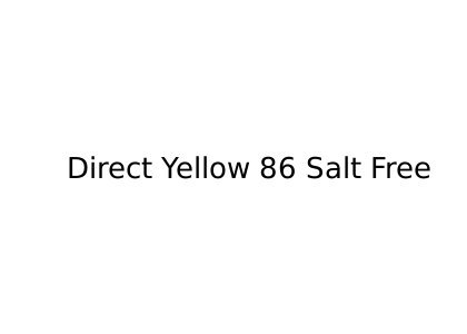 Direct Yellow 86 Salt Free Dyes