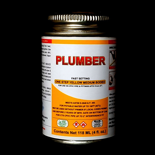 Pvc Solvent Cement Cans - Color: Different Available