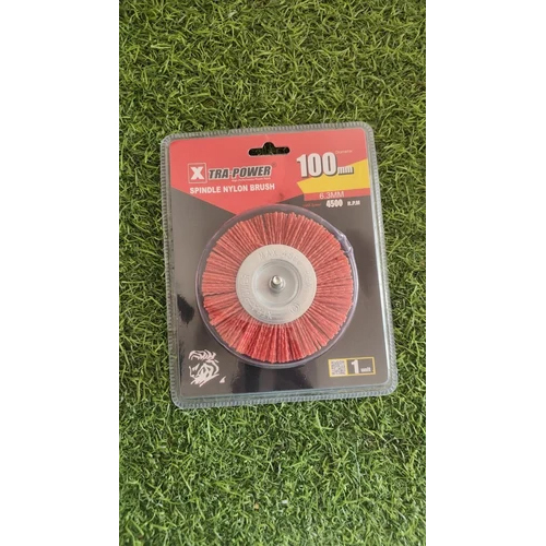 Nylon Abrasive Filament Brushes - Bristle Color: Brown