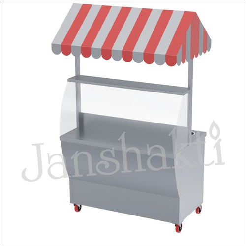 Silver Pani Puri Counter