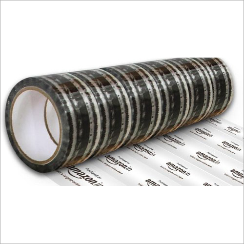 Printed Bopp Tape - BOPP Film, 48mm-72mm Width, 1000m-3000m Length, Brown Color, 50 Micron Thickness