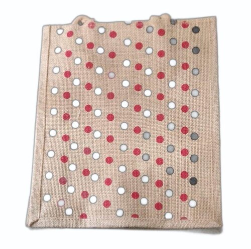 Jute Plain Handbag - Jute Material, 14x12x4 Inches , Customized Design and Logo Options for Shopping