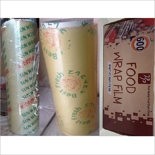 Food Grade PVC Roll - Transparent, 100 to 1000 Meter Length, 10 to 12 Micron Gauge, 300 & 450mm Widt