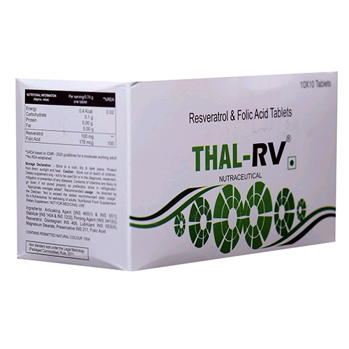 Resveratrol And Folic Acid Tablet Room Temperature