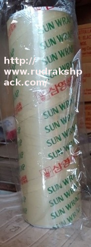 Food Wrap Cling Film - PVC Material, 300MM Width, Transparent Color, 11 Micron Thickness, Single-Lay