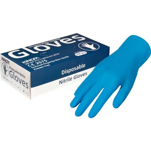Disposable Nitrile Gloves - Blue Waterproof Material | Superior Protection for Safety Tasks